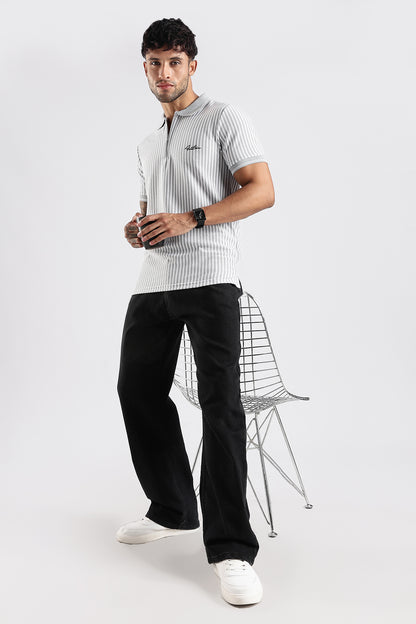 Stripe Polo T-shirt