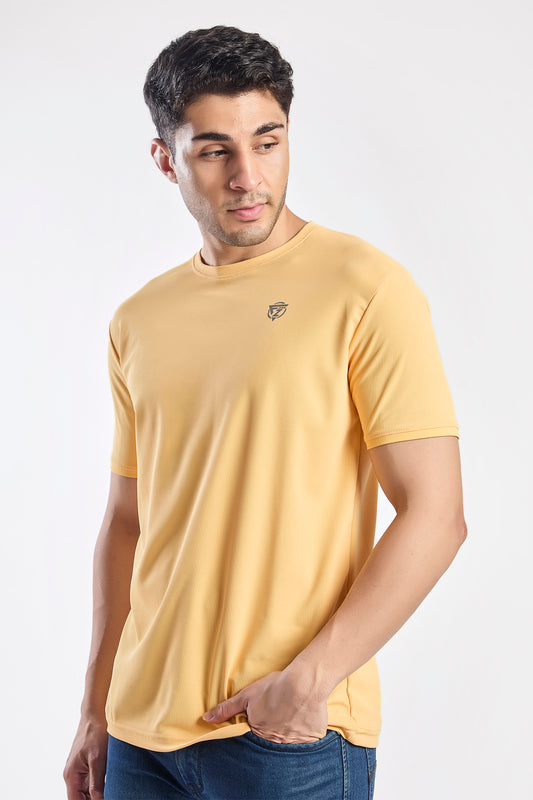 Plain Round Neck T-shirt Fitzig
