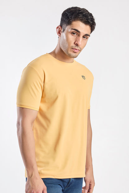 Plain Round Neck T-shirt Fitzig