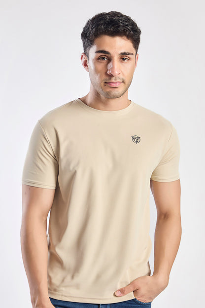 Plain Round Neck T-shirt Fitzig