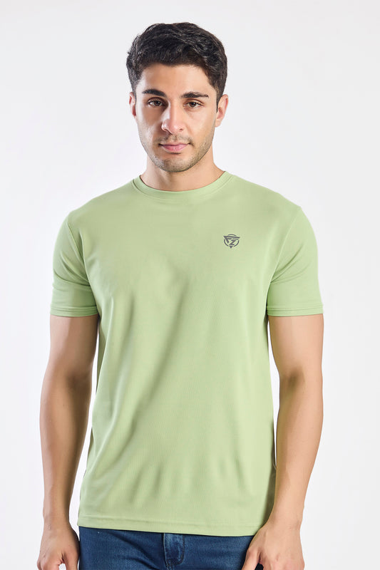 Plain Round Neck T-shirt Fitzig