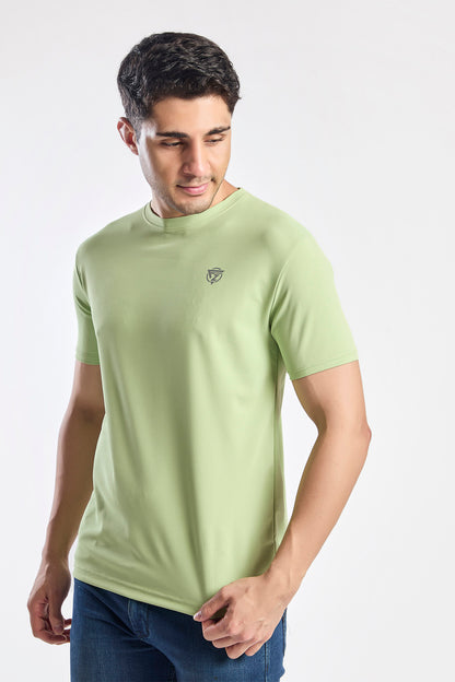 Plain Round Neck T-shirt Fitzig