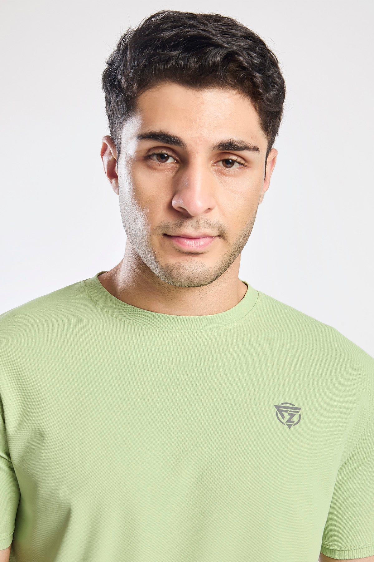 Plain Round Neck T-shirt Fitzig