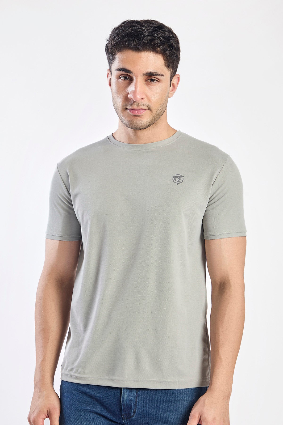 Plain Round Neck T-shirt Fitzig