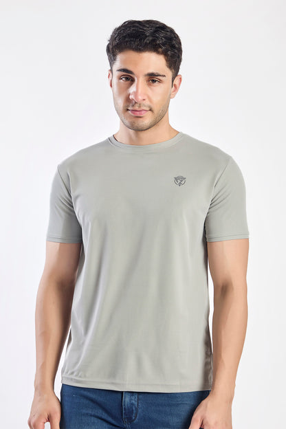 Plain Round Neck T-shirt Fitzig