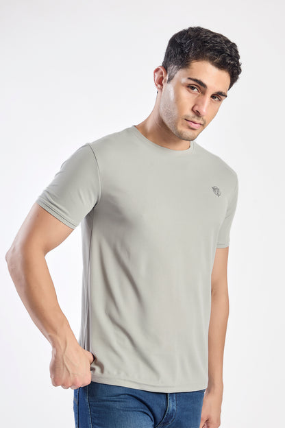 Plain Round Neck T-shirt Fitzig