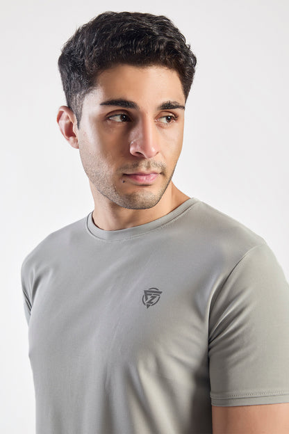 Plain Round Neck T-shirt Fitzig