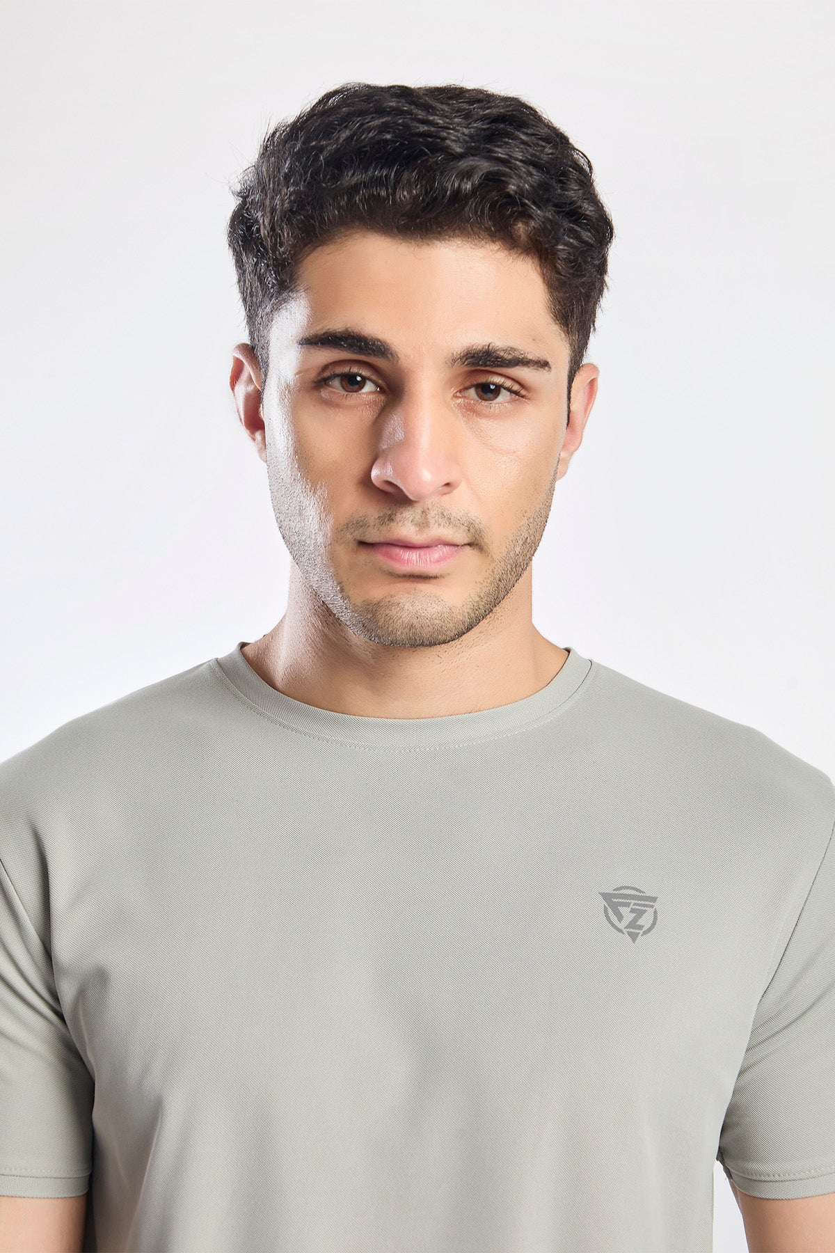 Plain Round Neck T-shirt Fitzig