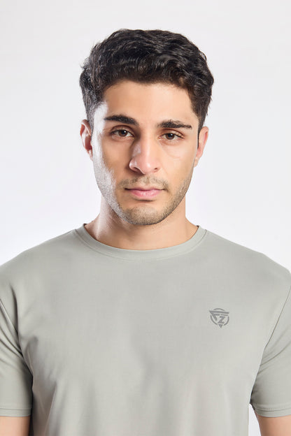 Plain Round Neck T-shirt Fitzig