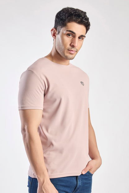 Plain Round Neck T-shirt Fitzig