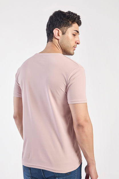 Plain Round Neck T-shirt Fitzig