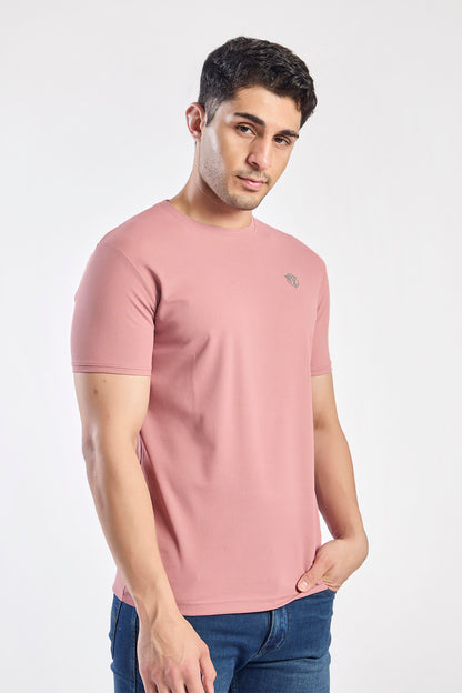 Plain Round Neck T-shirt Fitzig