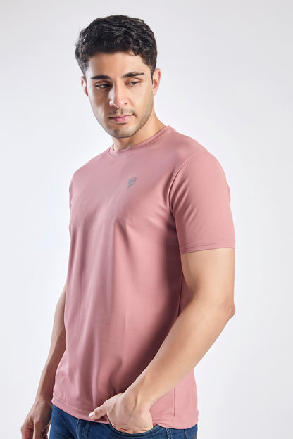 Plain Round Neck T-shirt Fitzig