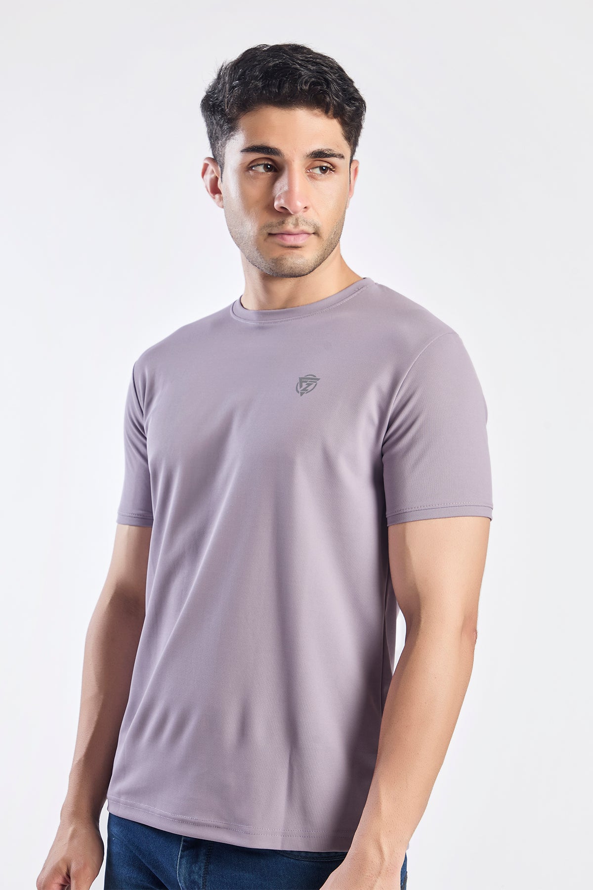 Plain Round Neck T-shirt Fitzig