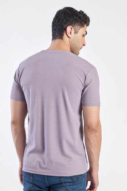 Plain Round Neck T-shirt Fitzig