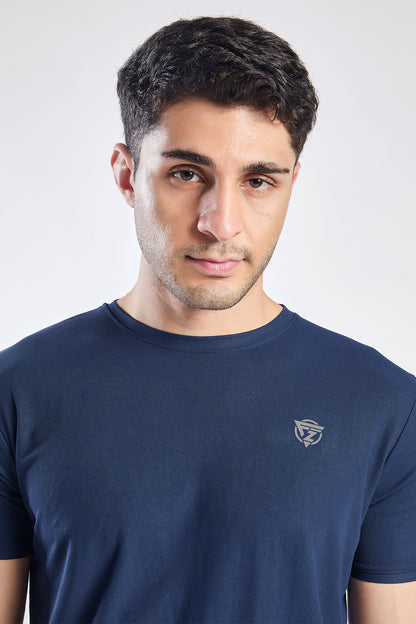 Plain Round Neck T-shirt Fitzig