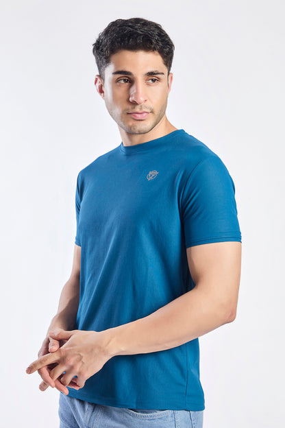 Plain Round Neck T-shirt Fitzig