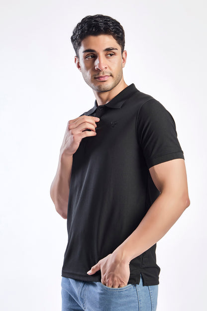 Plain Polo T-shirt FITZIG
