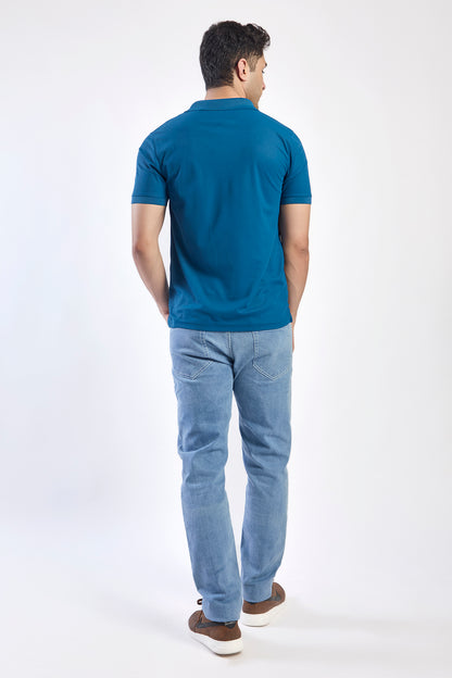 Plain Polo T-shirt FITZIG