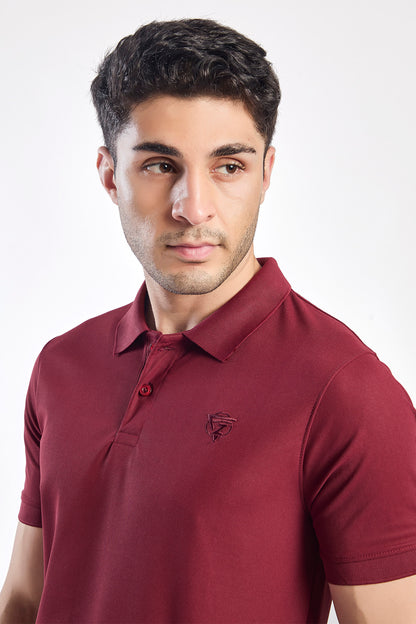 Plain Polo T-shirt FITZIG
