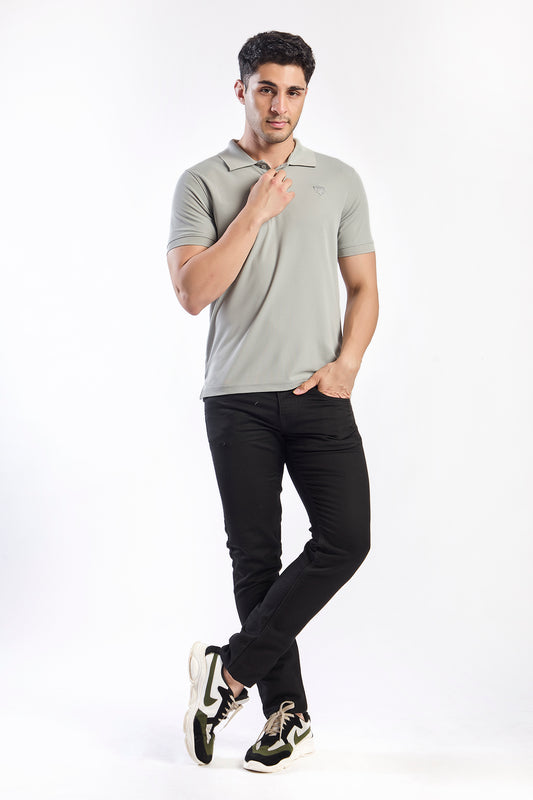 Plain Polo T-shirt FITZIG