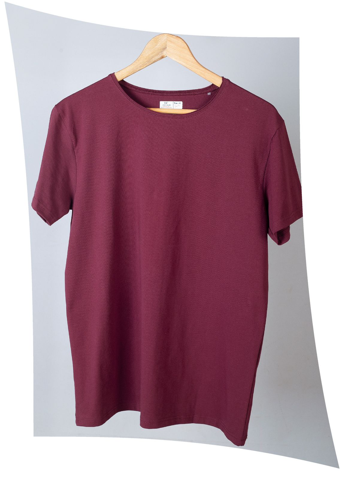 RAW EDGE COTTON LYCRA T-SHIRT