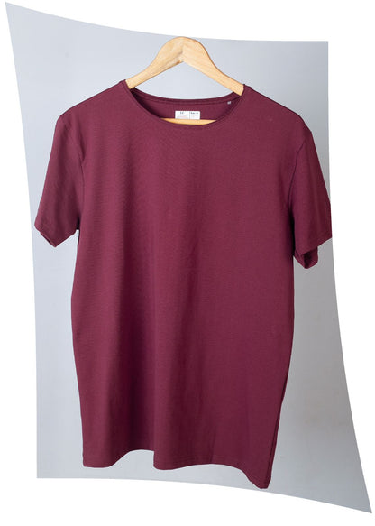 RAW EDGE COTTON LYCRA T-SHIRT