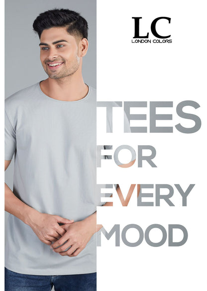 RAW EDGE COTTON LYCRA T-SHIRT