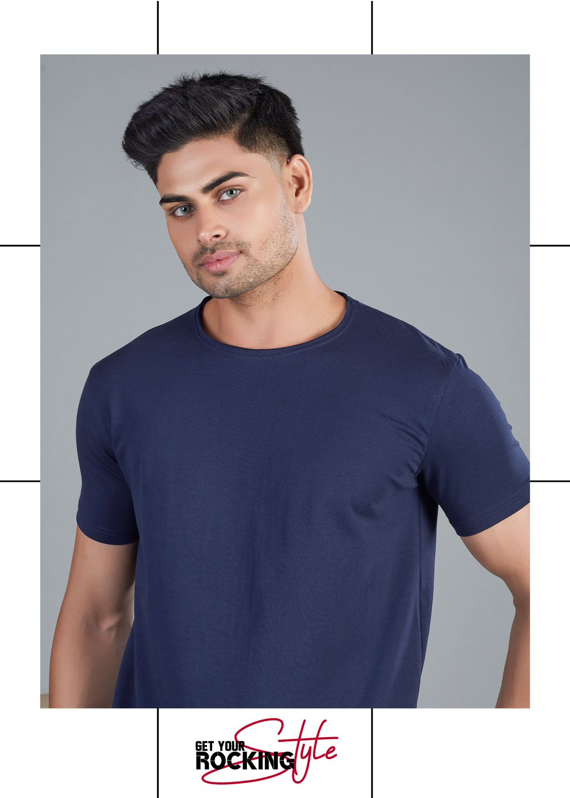 RAW EDGE COTTON LYCRA T-SHIRT